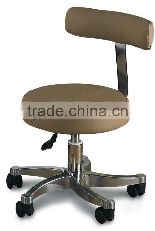 Potable movable Ottoman stool chair with wheels used salon furniture DS-SOHO STOOL