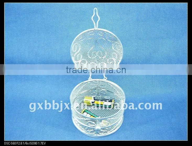 Round silver wire candy storage national day decoration