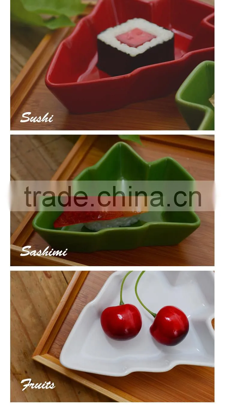 Foreign trade Christmas tree small ceramic dish ,sauce dish creative dish snack dish