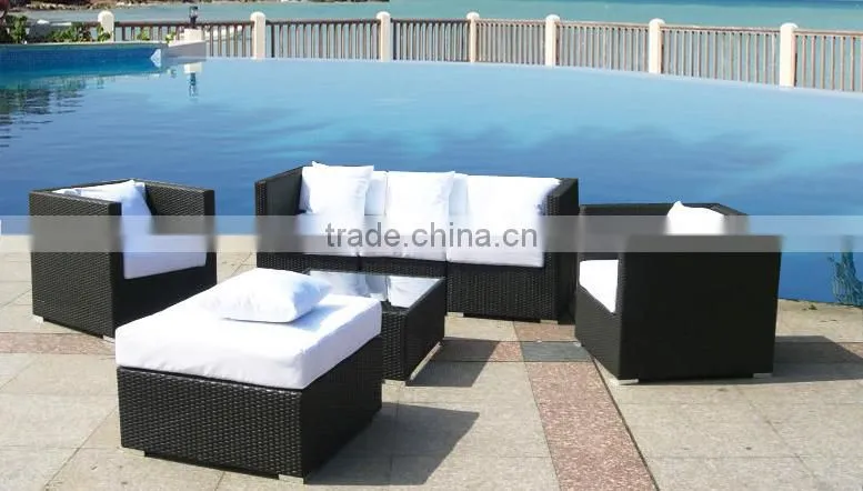 PE wicker/rattan sofa sets garden furniture
