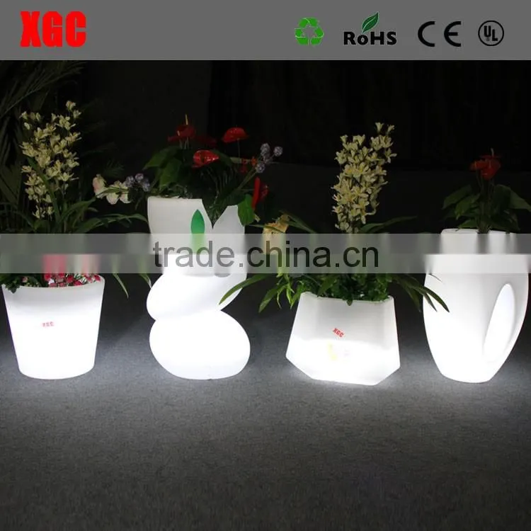 cheap flower pots and planter with lighting GD119