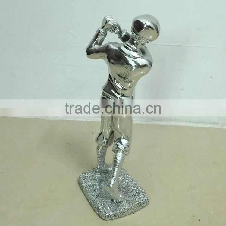 Polyresin sport man statue