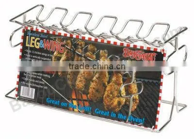 Classic Stainless Steel Chicken Leg Rack