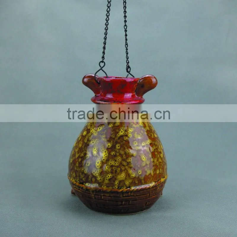 OEM LED Light Ceramic Hanging Lantern