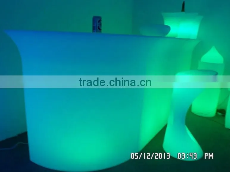 led portable bar / acrylic led nightclub bar table bar counter