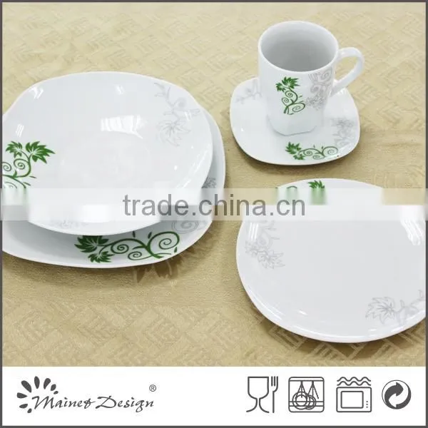 porcelain round ceramic dinnerware sets 20pcs/30pcs
