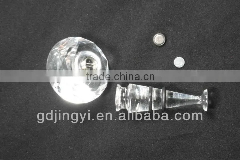 Acrylic barwares LED wine stopper
