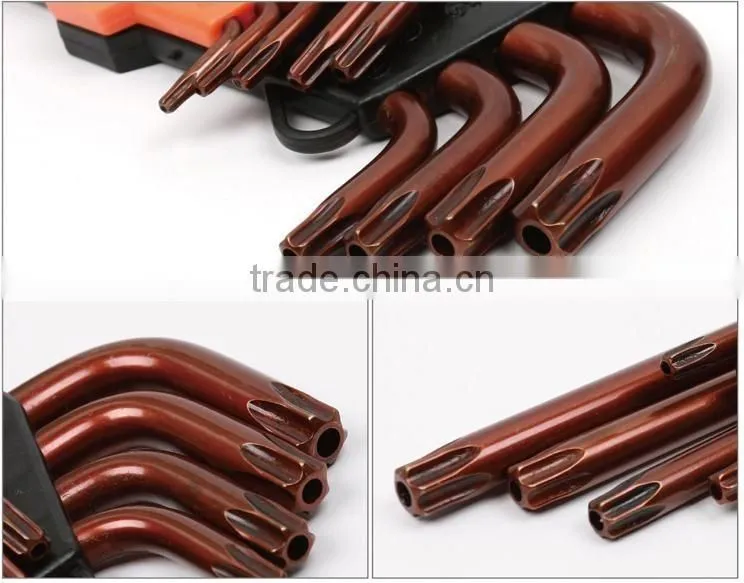 Professional 9PCS Long Hex Key Allen Wrench