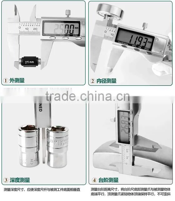 150MM Caliper Vernier Electronic Digital Dial Measuring Tool Micrometer