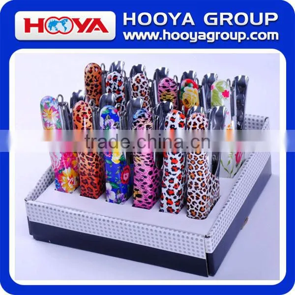 Metal floral stapler with flower print for gift