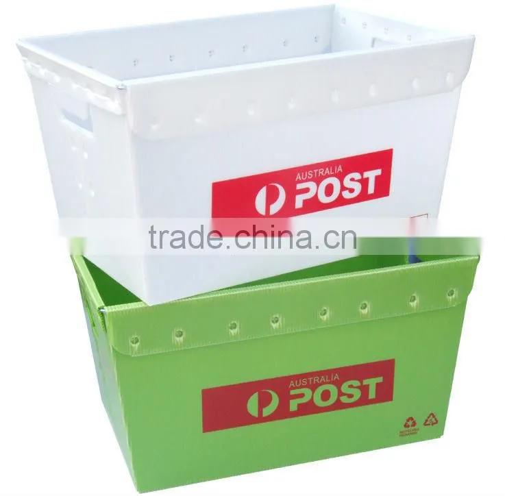 colorful pp hollow corrugated show box