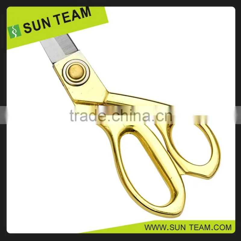 ST008A 9-1/2" HIGH full stainless steel gold scissors