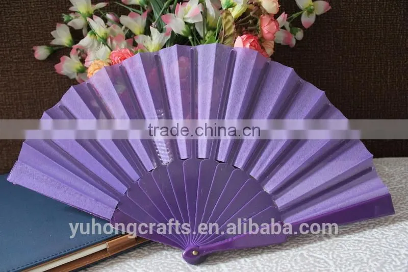 Wholesale plastic hand folding fan