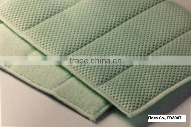 Car wax/polish microfiber sponge cloth