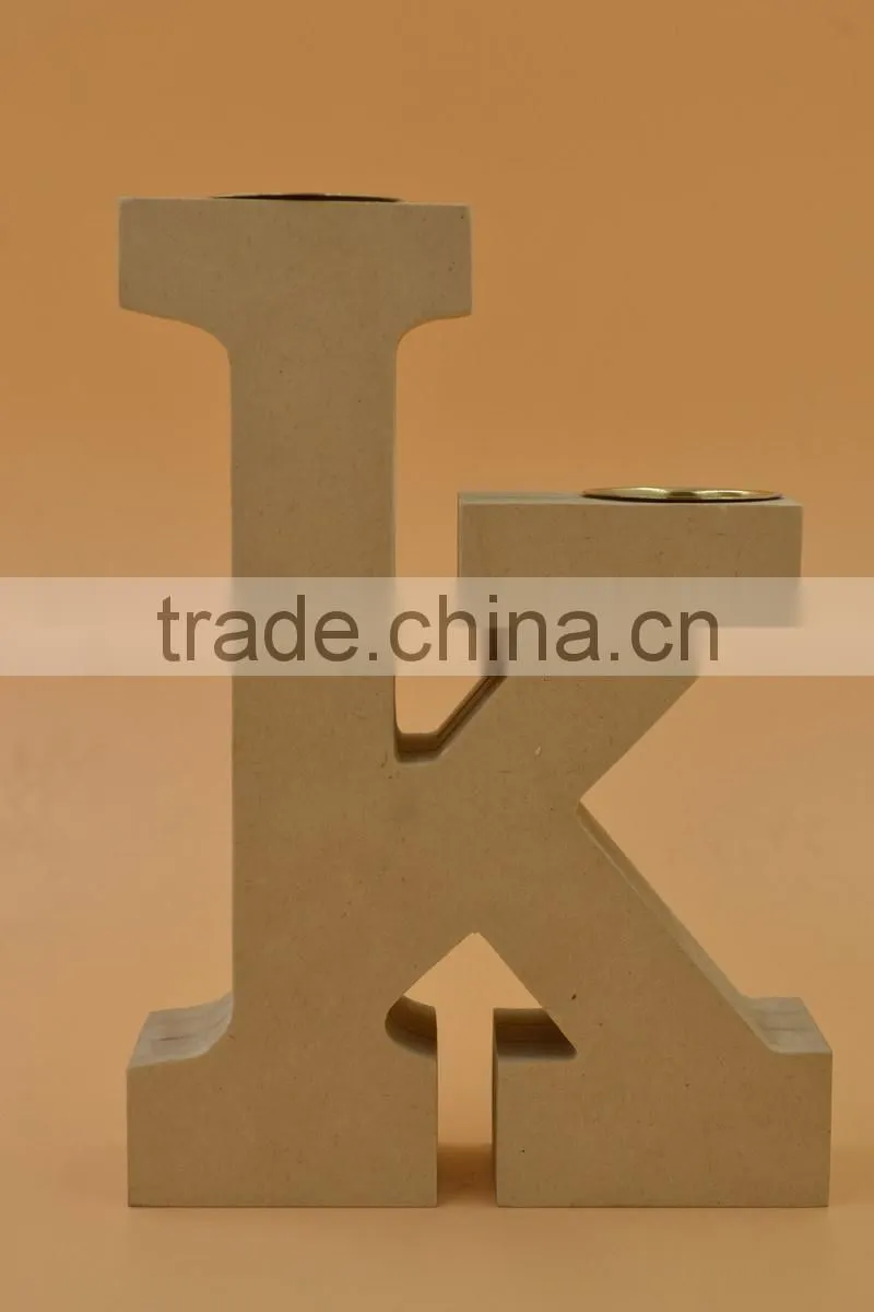 wood candelabrum|wood letter of candelabrum