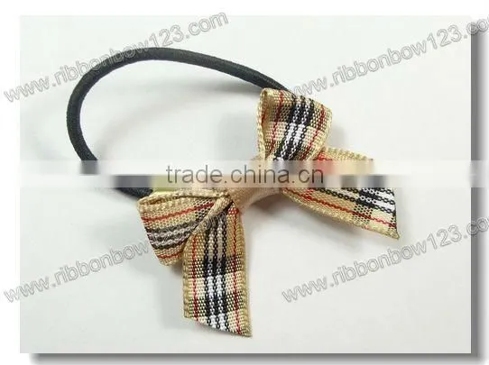 Elastic loop Satin ribbon wine bottle bow tie