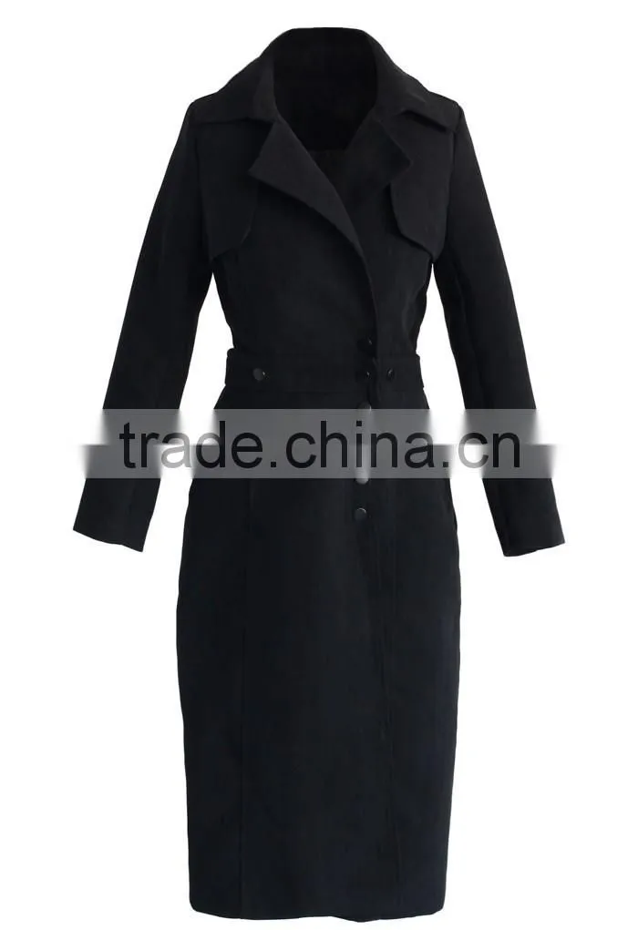 Multi-way wear Coat and Skirt Set in Red,women removable dress Coat,women knee length fitted long Coat