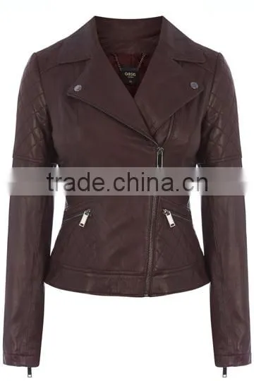 Alike PU biker jacket for women biker jacket