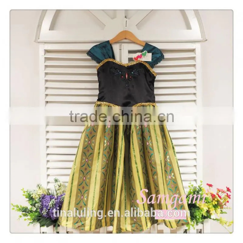 new fashion baby girls party wear dress kids party wear dress girls rainbow flower dress