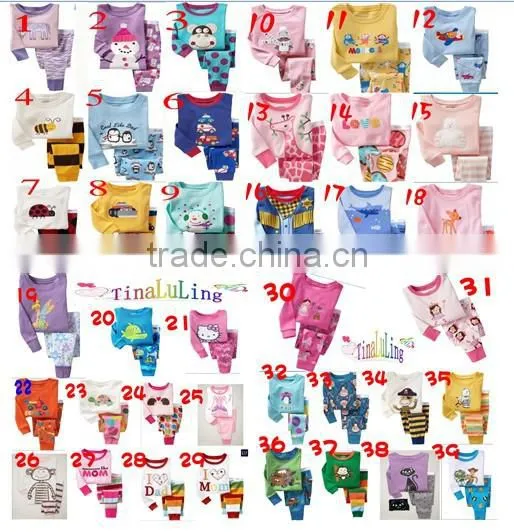 boys cute baby pajamas suits children's cotton sleeping wear