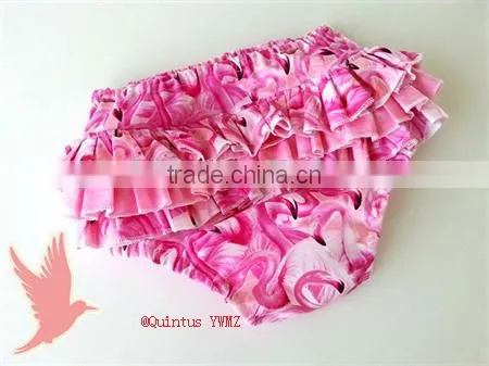 Denim boutique children's clothing bow shorts denim shorts girls ruffle shorts