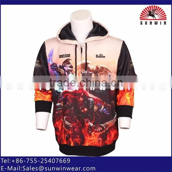 2016 men sportwear fllece hoody sweatshirt 3d sublimation hoodies wholesale