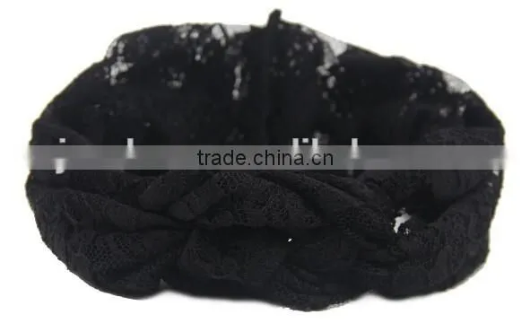 kids girl elastic lace cross headband, elastic lace headband for kids