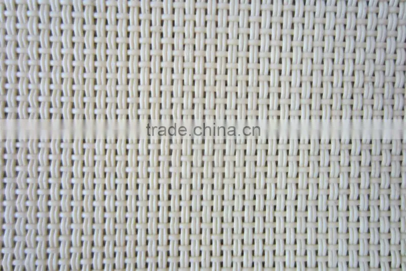 Vinyl coated woven polyester mesh fabric