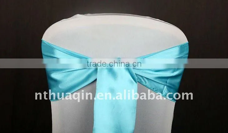 Satin sash for chair cover chair sash wedding chair sash