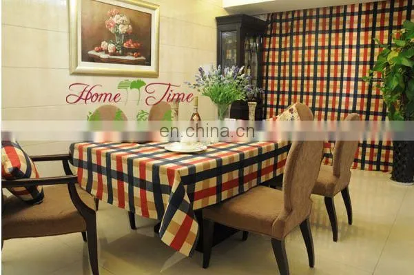 TOP QUALITY CHECKED PATTERN TABLE CLOTH