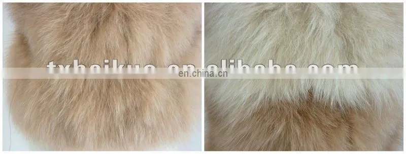 fox fur vests women/fox fur waistcaot
