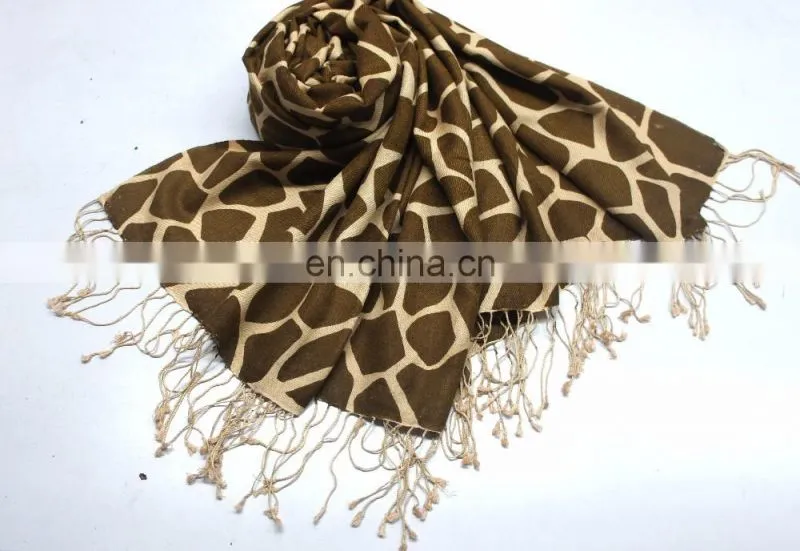 Silk Pashmina Wool Printed Scarves 2017