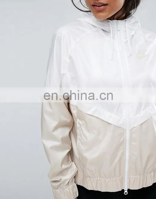 Wholesale classic women nylon custom plain bomber sports jacket