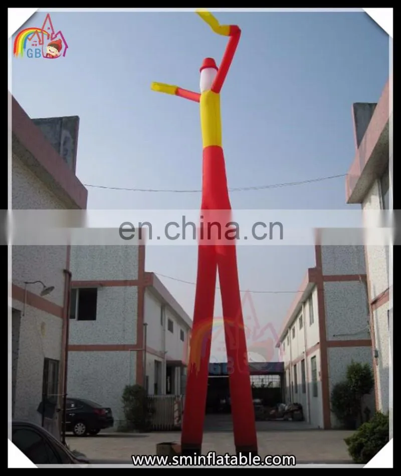 Inflatable sky dancer, inflatable snow man dancer for show