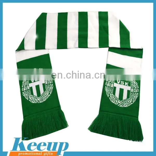 New zealand soccer fans embroidered scarf for promotional
