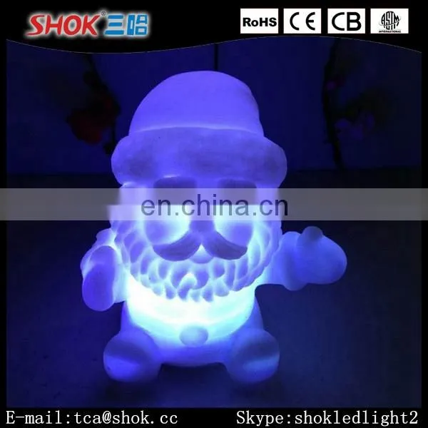 2016 Cheap China Manufacture Led Flashing Christmas Father Moomlight Toy