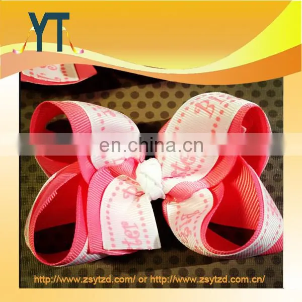 Top Grade Double Satin Big Hair Bow/Barrette/Hair Pin