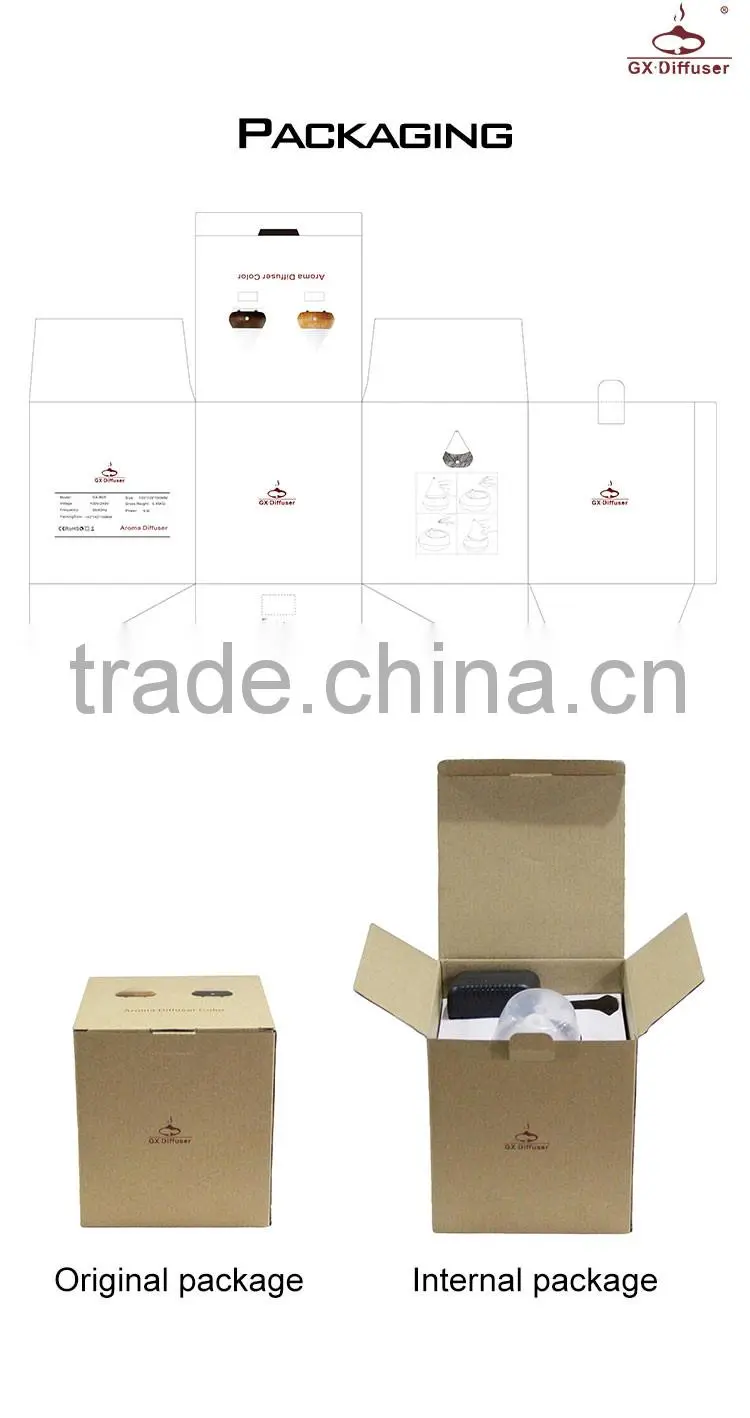 GX DIFFUSER GX-B05 Mist air aroma diffuser LED night lamp cool mist new design car humidifier