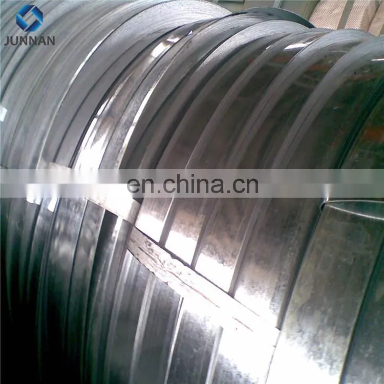 GI galvanized steel strips in coil / Black painted / Blue Steel Metal Strapping / Steel Packing Strip