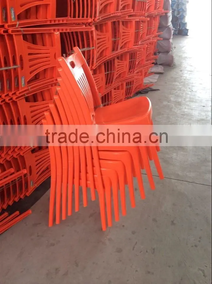 European style plastic dining chair in restaurant
