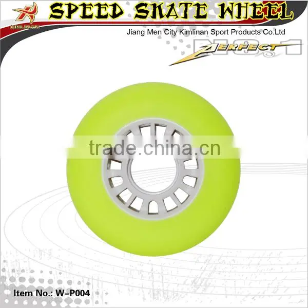 72/76mm polyurethane inline skate wheels, Atoms Matter MPC quality inline pu wheel