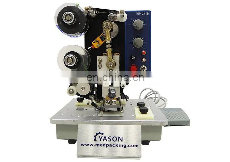 1-3line Date Coding Machine Electric Ribbon Coding Printer/date coding