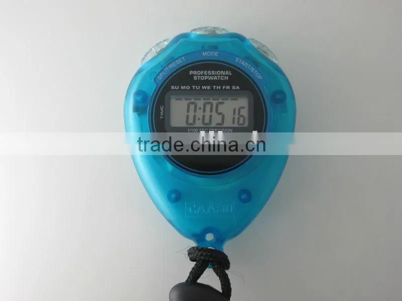 Professional Timer Mini Digital Stopwatch With Lanyard