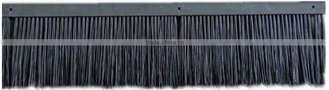 Strip wiper brush of various materials