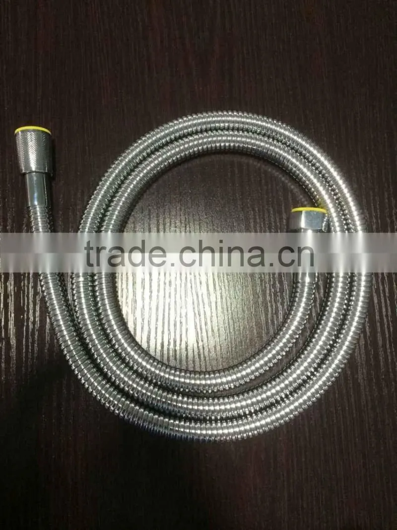 SS flexible chrome polish shower hose/EPDM/PVC inner hose