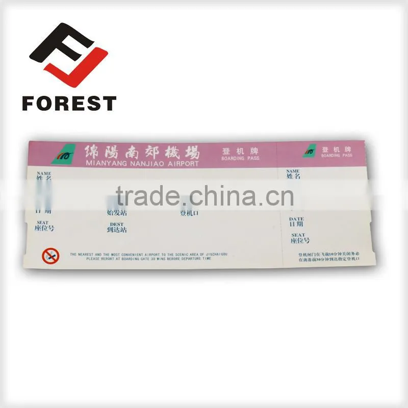 High Quality Boarding Check Useful Cheap Airline Ticket Game tickets