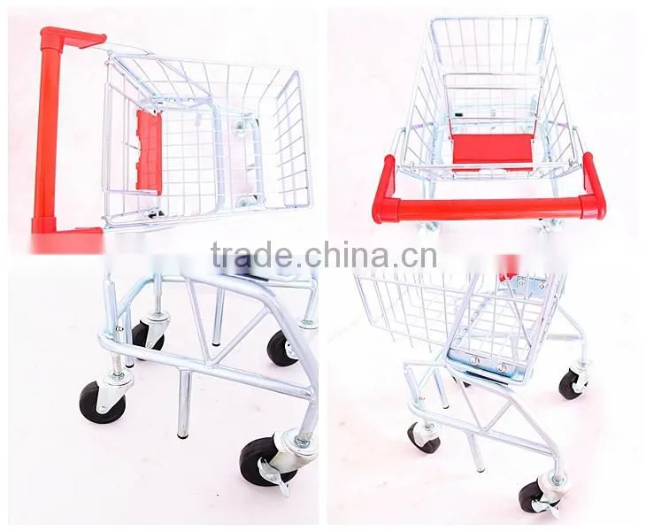 Excellent Quality Lostest Price Kids Folding Toy Shopping Cart& Trolley