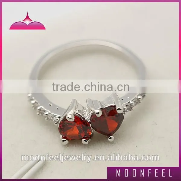 925 sterling silver name rings with two ruby diamonds