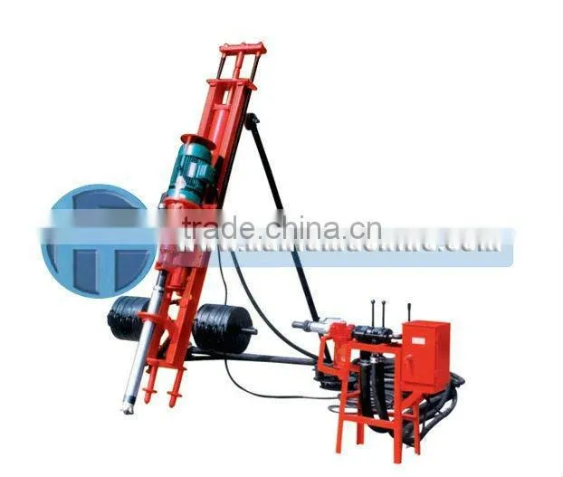 New Designed ! Most portable HFQ100 Motor Drive DTH Drilling Rig