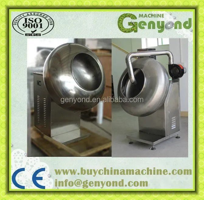 Chocolate Nut Sugar Coating Machine With Sprayer / Nuts Coating Machine With Sprayer/ Peanut Sugar Coating Machine for Sale